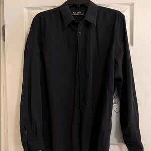 Classic Black Men's Button Down Shirt
